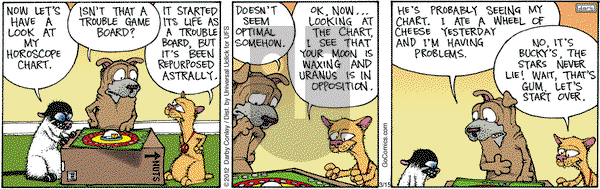 Get Fuzzy on Thursday March 15, 2012 Comic Strip