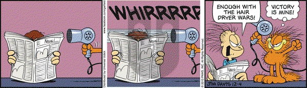 Garfield on Wednesday December 4, 2013 Comic Strip