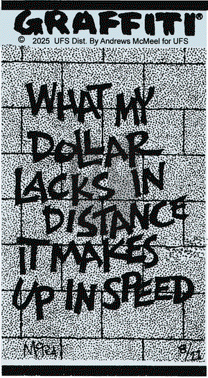 Graffiti on Monday August 11, 2025 Comic Strip