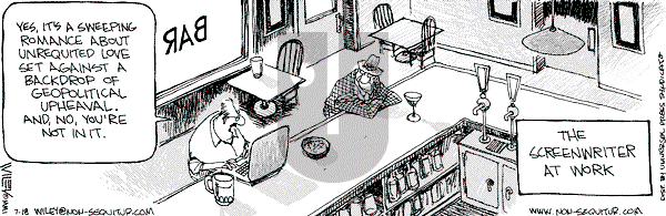 Non Sequitur on Wednesday July 18, 2001 Comic Strip