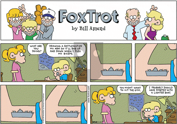 FoxTrot on Sunday September 25, 2005 Comic Strip