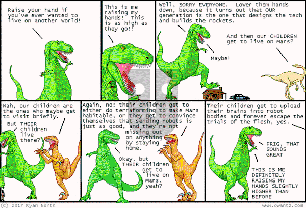 Dinosaur Comics - Tuesday July 23, 2024 Comic Strip