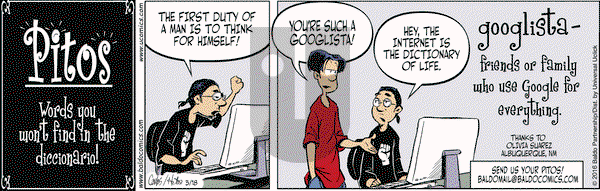 Baldo on Friday March 18, 2016 Comic Strip