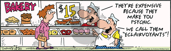 Frank and Ernest on Thursday December 20, 2018 Comic Strip