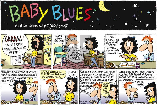 Baby Blues on Sunday October 26, 1997 Comic Strip