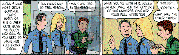 Luann on Monday January 18, 2010 Comic Strip