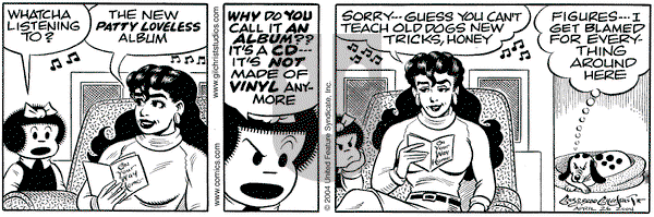Nancy on Monday April 26, 2004 Comic Strip