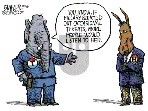 Jeff Stahler on Thursday August 11, 2016 Comic Strip