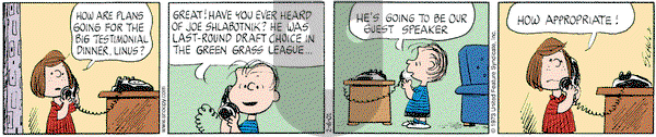 Peanuts on Tuesday February 6, 2001 Comic Strip