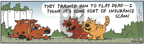 Frank and Ernest on Friday April 13, 2007 Comic Strip