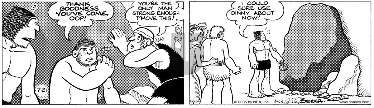 Alley Oop - Thursday July 21, 2005 Comic Strip