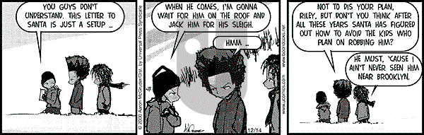 The Boondocks on Thursday July 17, 2008 Comic Strip