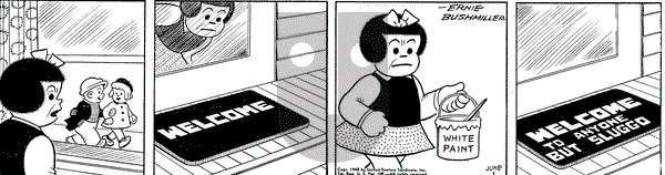 Nancy on Tuesday June 1, 1948 Comic Strip