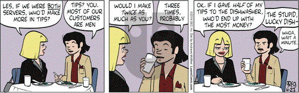 Luann on Tuesday April 23, 2019 Comic Strip
