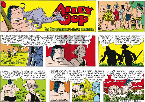 Alley Oop on Monday June 23, 1997 Comic Strip