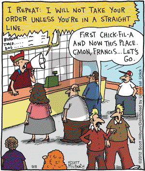 The Argyle Sweater on Saturday September 8, 2012 Comic Strip