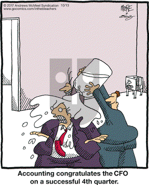 In the Bleachers on Friday October 13, 2017 Comic Strip