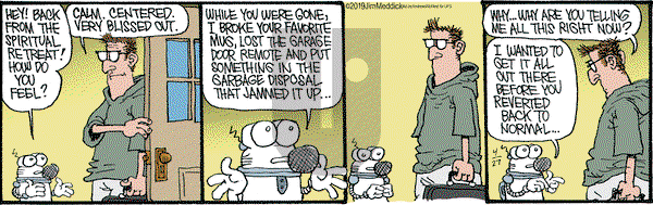 Monty on Saturday April 27, 2019 Comic Strip