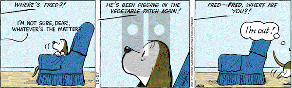 Fred Basset on Wednesday October 7, 2009 Comic Strip
