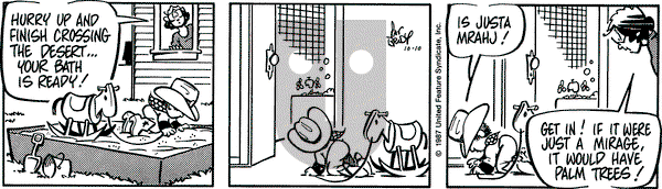 Rose is Rose on Saturday October 10, 1987 Comic Strip