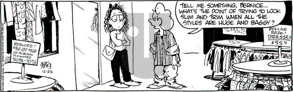 Luann on Tuesday December 22, 1992 Comic Strip