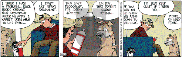 Get Fuzzy on Friday October 3, 2003 Comic Strip