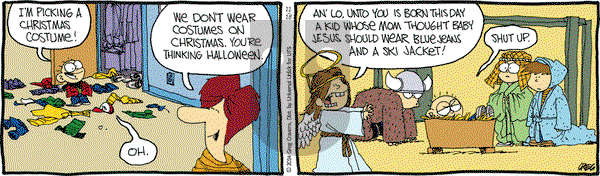 The Buckets on Thursday December 18, 2014 Comic Strip