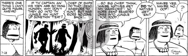 Alley Oop on Wednesday July 28, 1976 Comic Strip