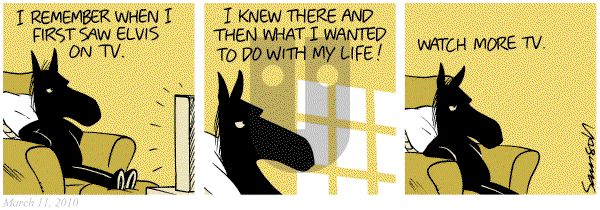 Dark Side of the Horse on Sunday January 22, 2012 Comic Strip