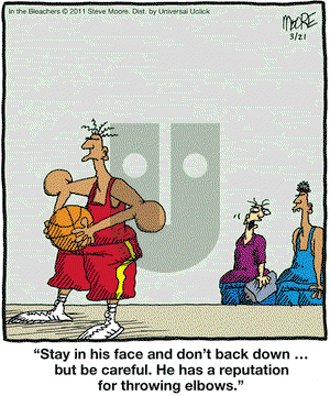 In the Bleachers on Monday March 21, 2011 Comic Strip