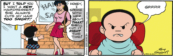 Nancy on Saturday May 18, 2013 Comic Strip