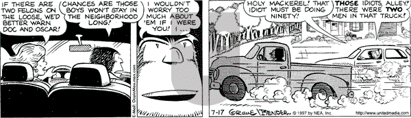 Alley Oop on Thursday July 17, 1997 Comic Strip