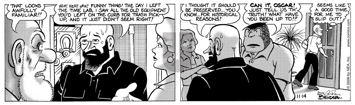 Alley Oop - Tuesday November 14, 2006 Comic Strip