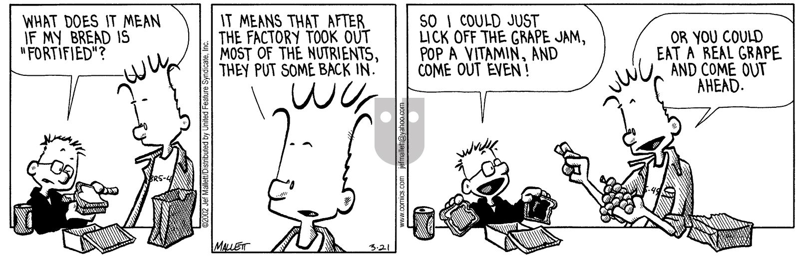 Frazz - Thursday March 21, 2002 Comic Strip