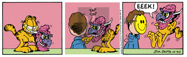 Garfield on Saturday February 8, 1997 Comic Strip