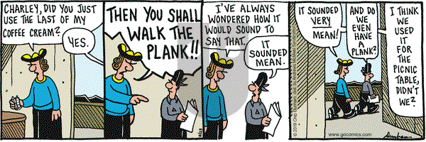 Overboard on Friday August 23, 2019 Comic Strip