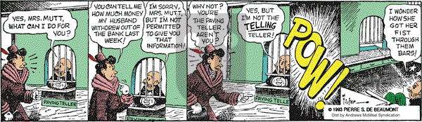 Mutt & Jeff on Tuesday April 29, 2025 Comic Strip