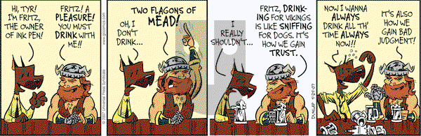 Ink Pen on Friday May 25, 2007 Comic Strip
