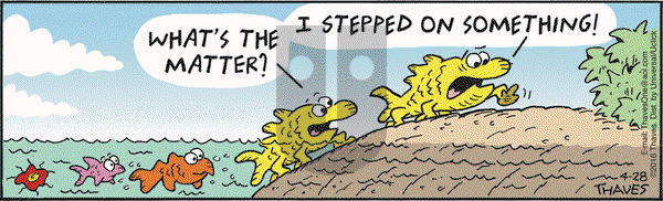 Frank and Ernest on Thursday April 28, 2016 Comic Strip