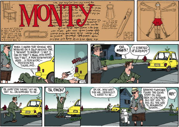 Monty on Sunday March 2, 2014 Comic Strip