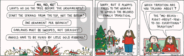 Cathy Classics - Monday December 8, 2008 Comic Strip