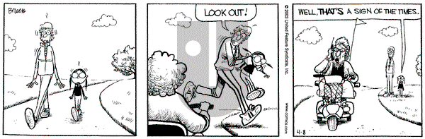 Grand Avenue on Tuesday April 8, 2003 Comic Strip