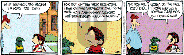 The Buckets on Saturday August 18, 2012 Comic Strip