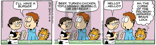 Garfield on Monday April 9, 2007 Comic Strip