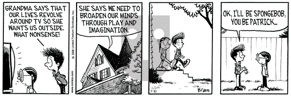 Grand Avenue on Tuesday July 18, 2006 Comic Strip