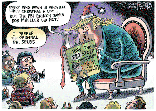 Rob Rogers on Friday December 22, 2017 Comic Strip
