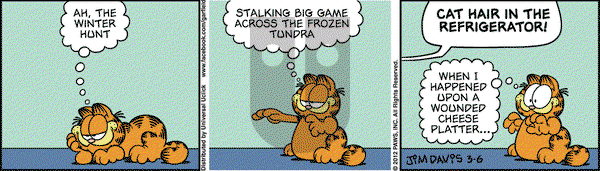 Garfield on Tuesday March 6, 2012 Comic Strip