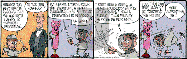 Monty on Wednesday August 26, 2009 Comic Strip