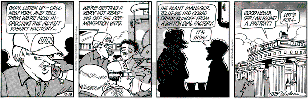Doonesbury on Friday December 13, 2002 Comic Strip