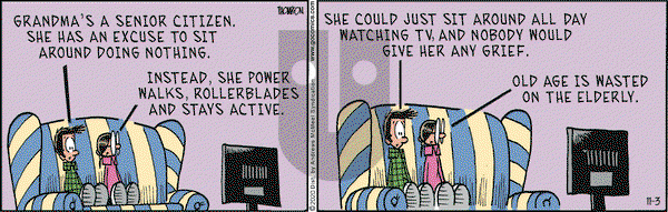 Grand Avenue on Tuesday November 3, 2020 Comic Strip